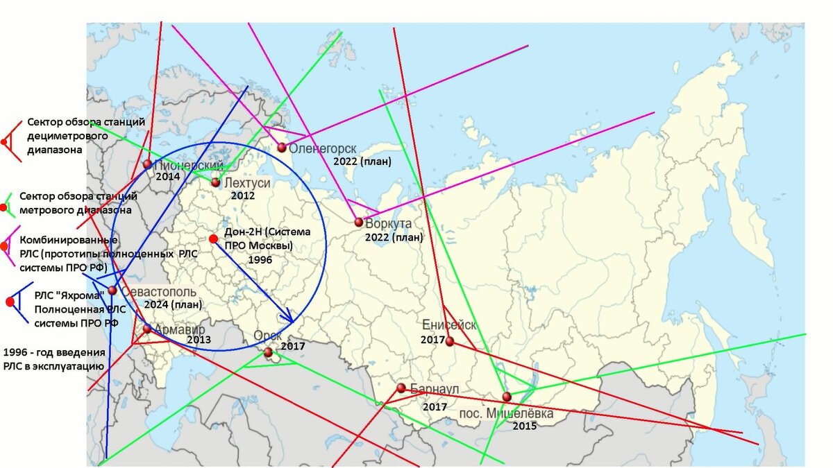 СПРН России карта