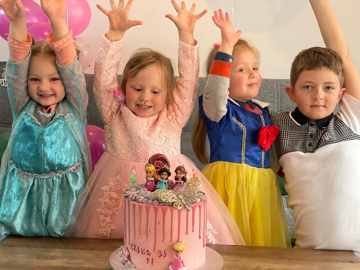 Так отмечали 4 года нашей принцессе 