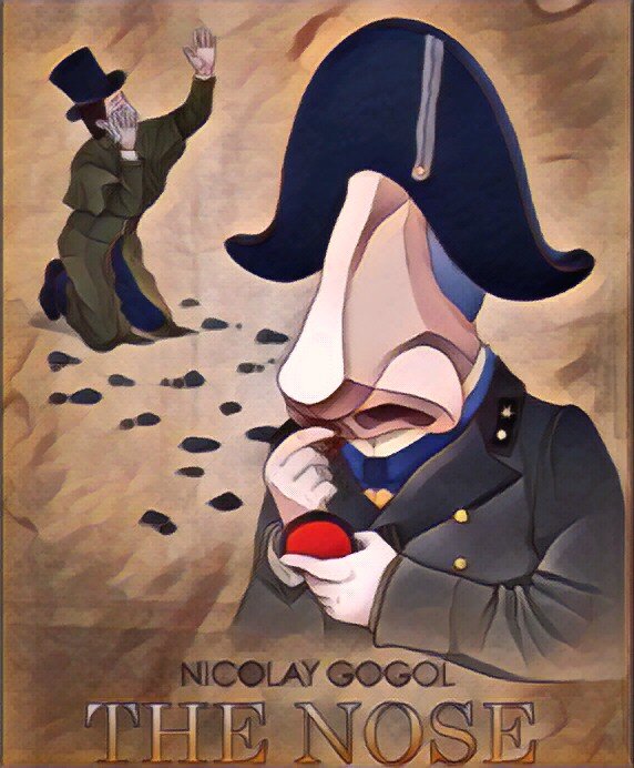 Эпиграф "...... что страннее, что непонятнее всего, — это то, как авторы могут брать подобные сюжеты. Признаюсь, это уж совсем непостижимо, это точно... нет, нет, совсем не понимаю. Во-первых, пользы отечеству решительно никакой; во-вторых... но и во-вторых тоже нет пользы. Просто я не знаю, что это." Н.В. Гоголь. "Нос", впервые опубликовано в журнале "Современник" в 1836 году