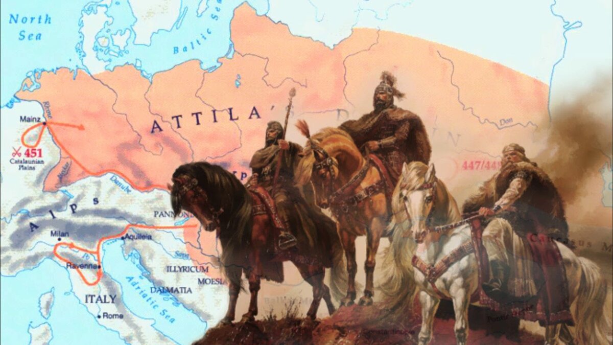 Империя гуннов при Атилле