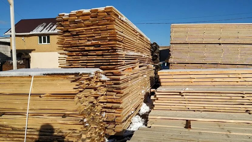 Пиломатериал из различных сортов ели