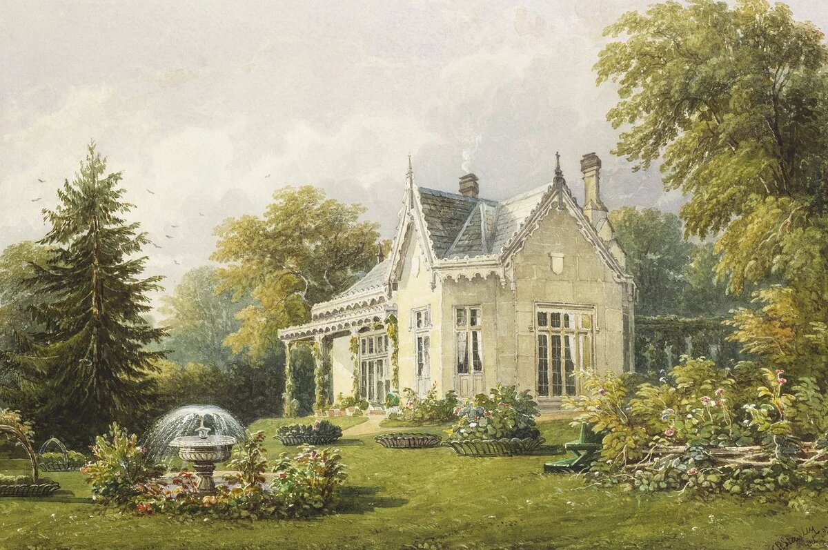 Рисунок коттеджа Аделаида