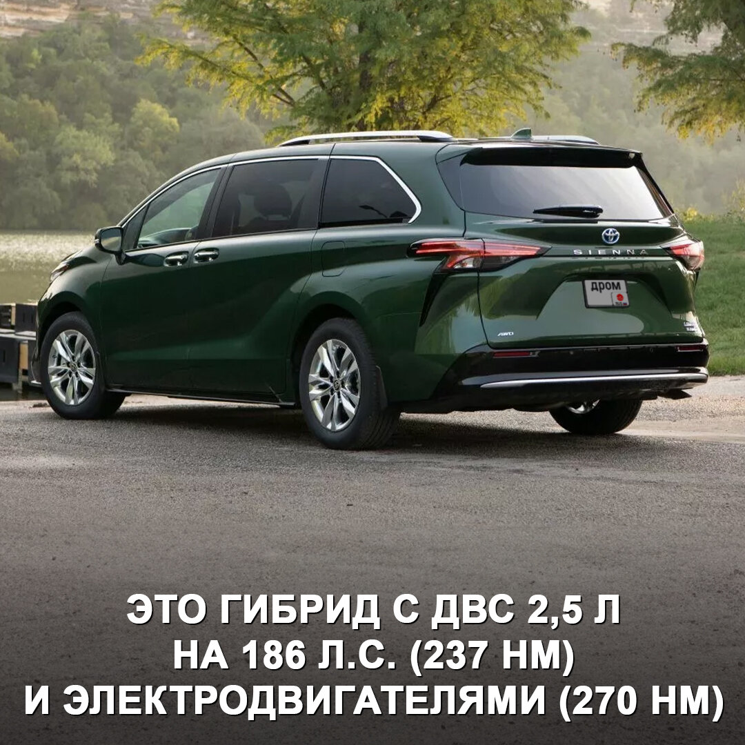 Toyota РјРёРЅРёРІСЌРЅ Sienna 2021