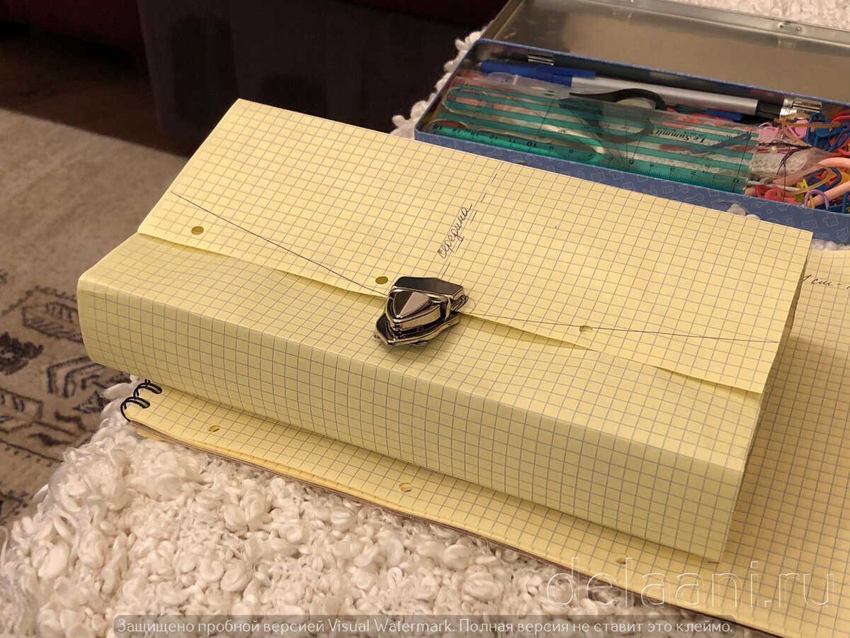 Сумочка кросс-боди крючком из остатков полиэфирного шнура. Часть первая. Создаем макет сумки