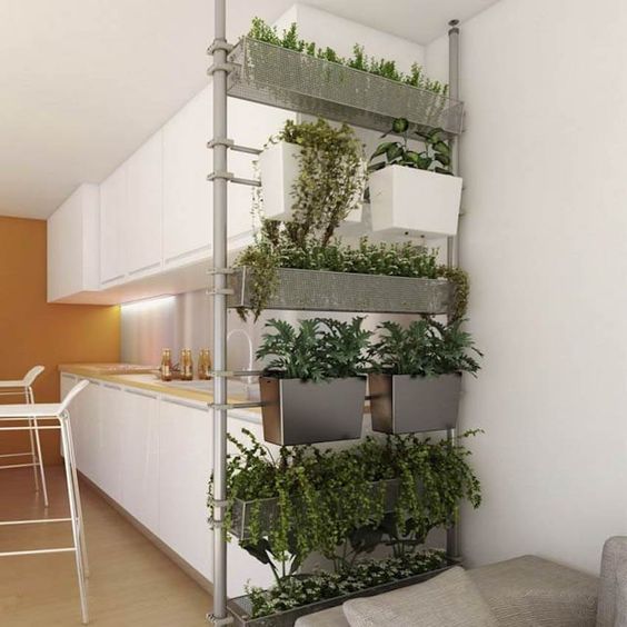 10 гениальных способов вертикального хранения растений в доме 