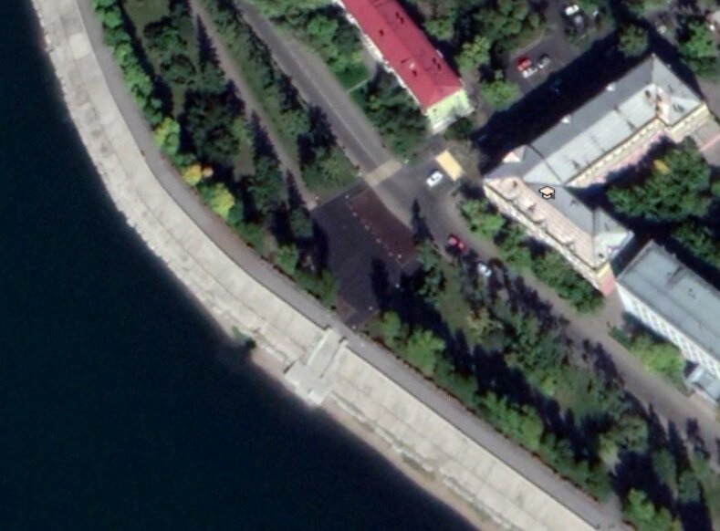 Спутниковый снимок на Google Earth