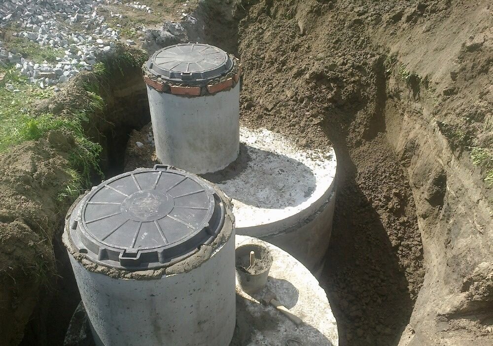 Септик из бетонных колец