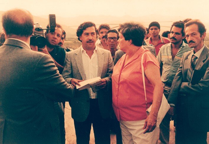 Эскобар на встрече с прессой