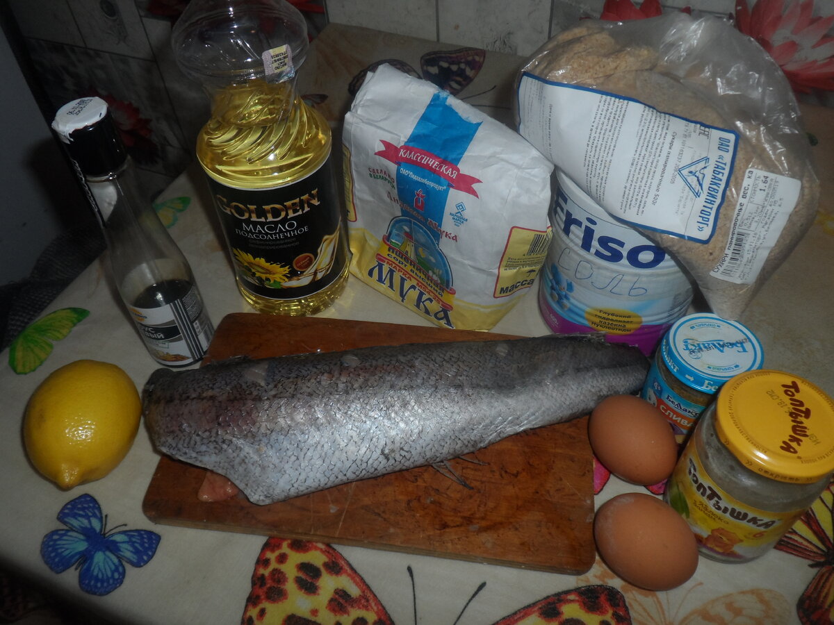 Хек в кляре, ингредиенты