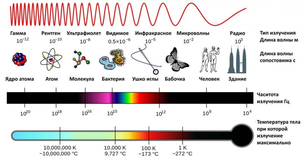 Порядок длины волны. Электромагнитный спектр излучения длина волны таблица. Спектр частот электромагнитного излучения. Шкала электромагнитного спектра. Диапазон спектра электромагнитных колебаний