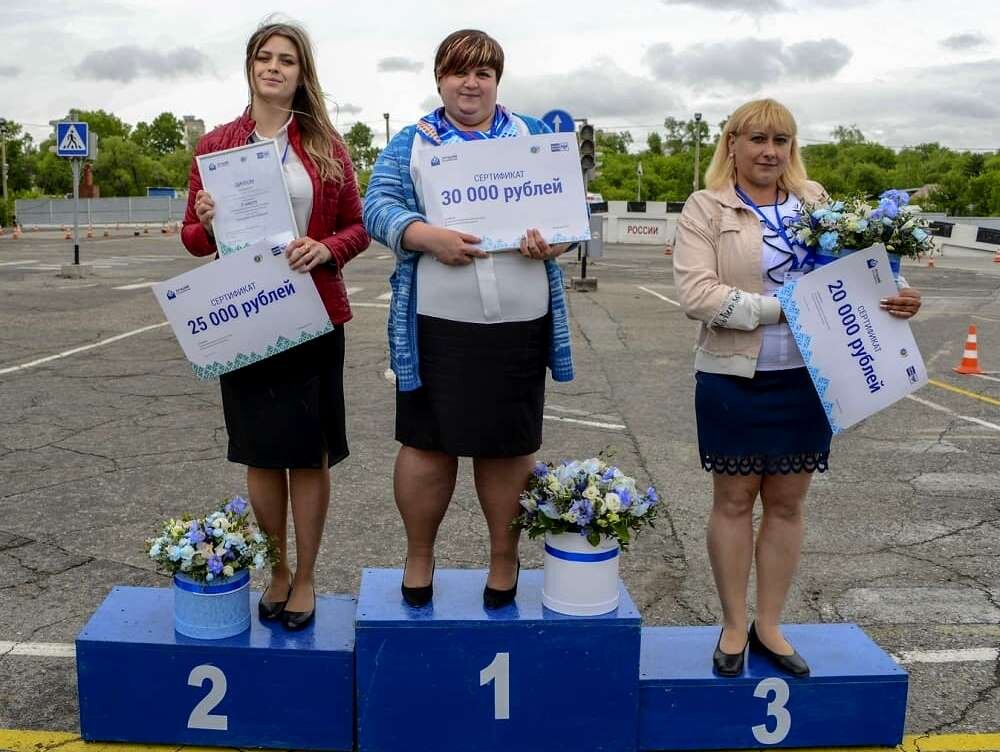 В центре «Лучший почтальон» Екатерина Комарова, почтальон 43-го отделения Находкинского почтамта