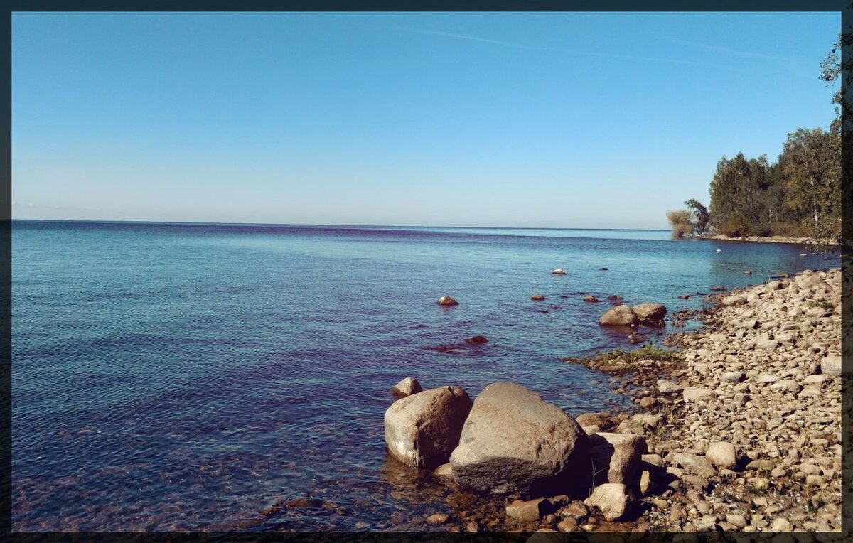 Рыбинское водохранилище.