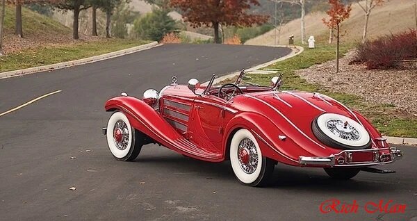 Mercedes-Benz 540K Special Roadster (вид сзади)