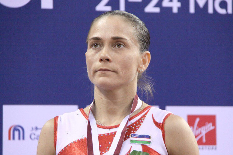 Гимнастка Оксана Чусовитина. Фото с сайта Nuz.uz