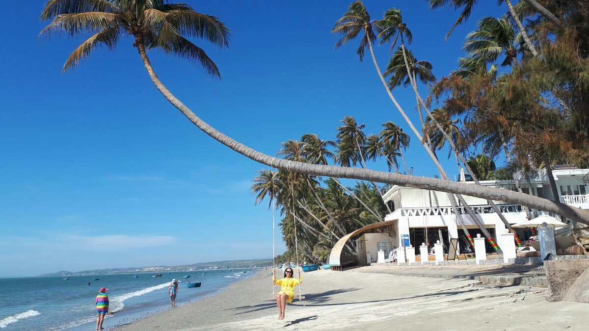 На пляже в Муйне