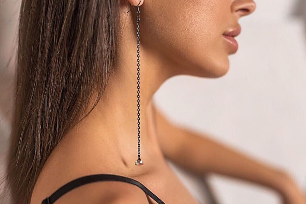 Ключичные серьги