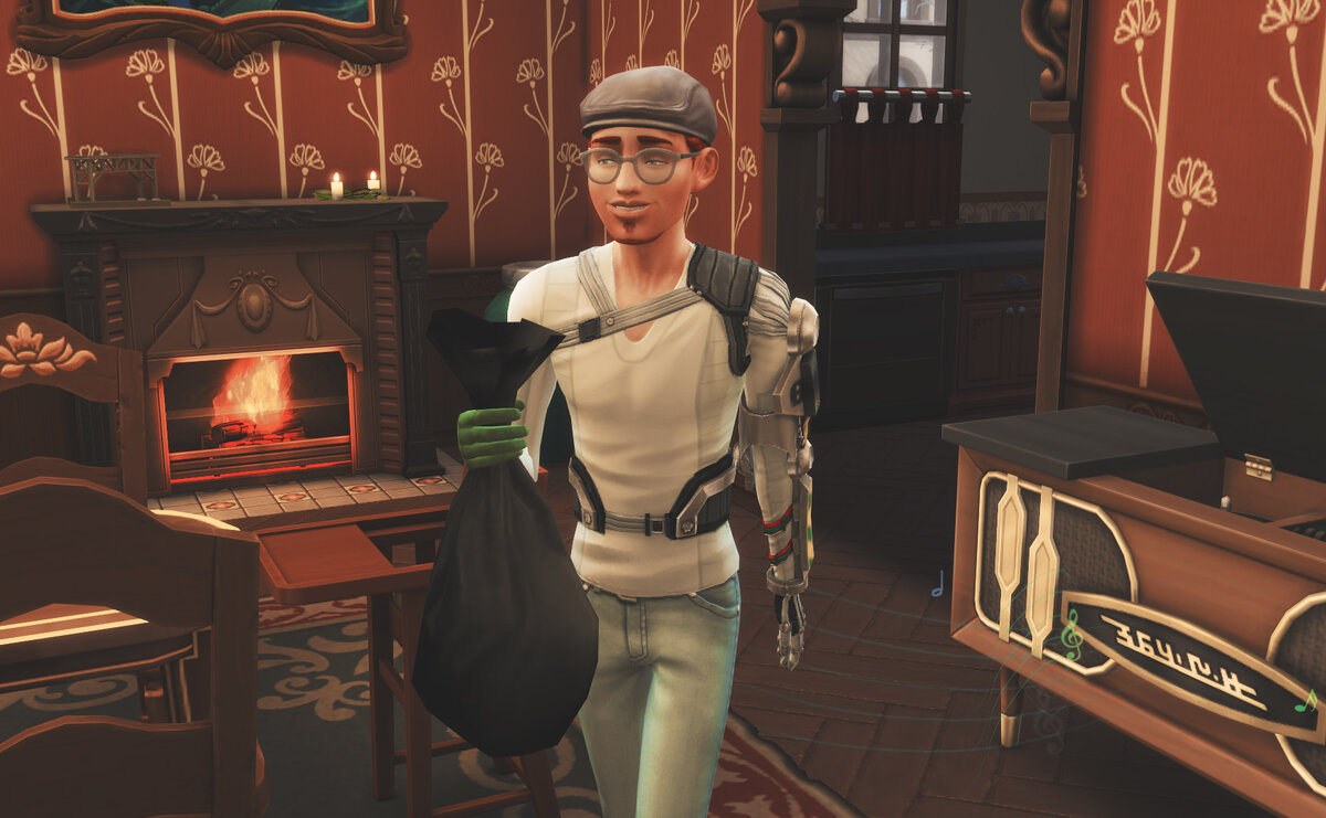 В "четвёрке" симы даже мусор выносят с улыбкой!