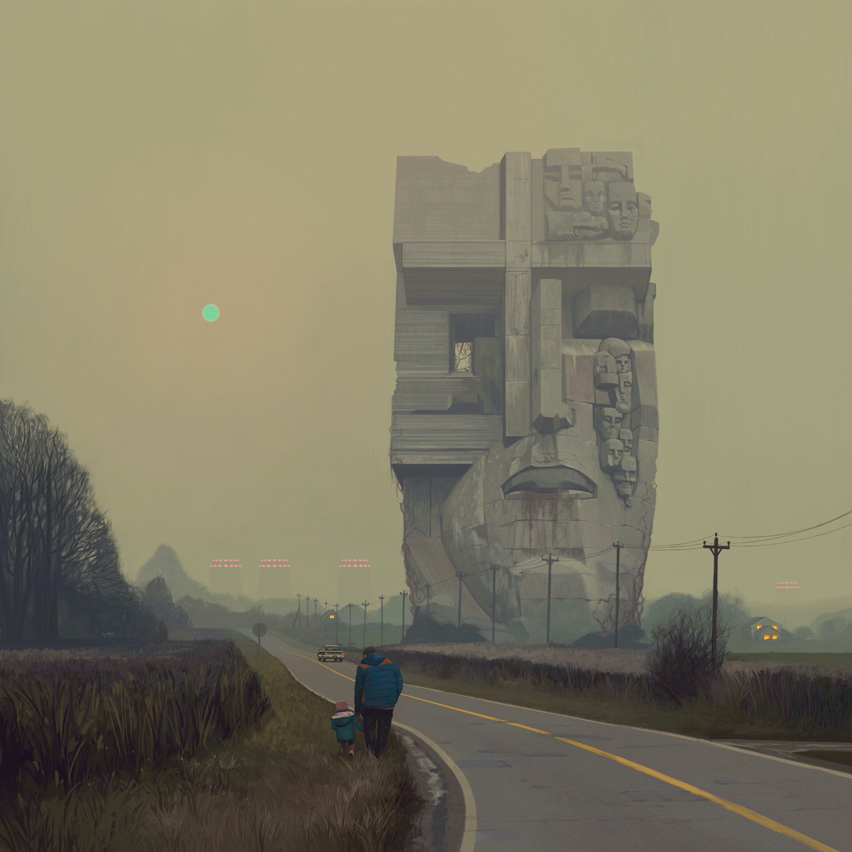 Andrey Kamenetskiy. Mask of Sorrow 2020 #digital_art