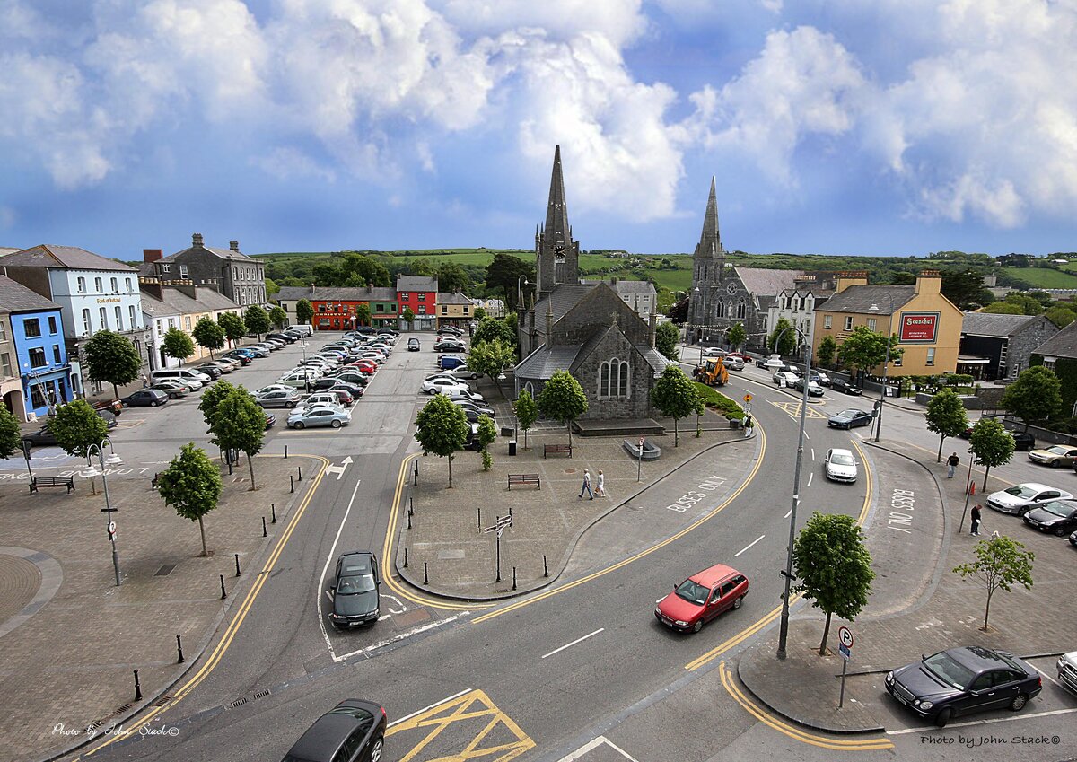 Вот так сейчас выглядит исторический центр Листауэла (фото www.sportsmanager.ie).