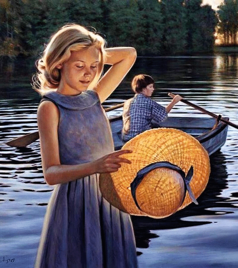 Серия картин: "Где-то","Рандеву", "Пока светло","Ориентир"