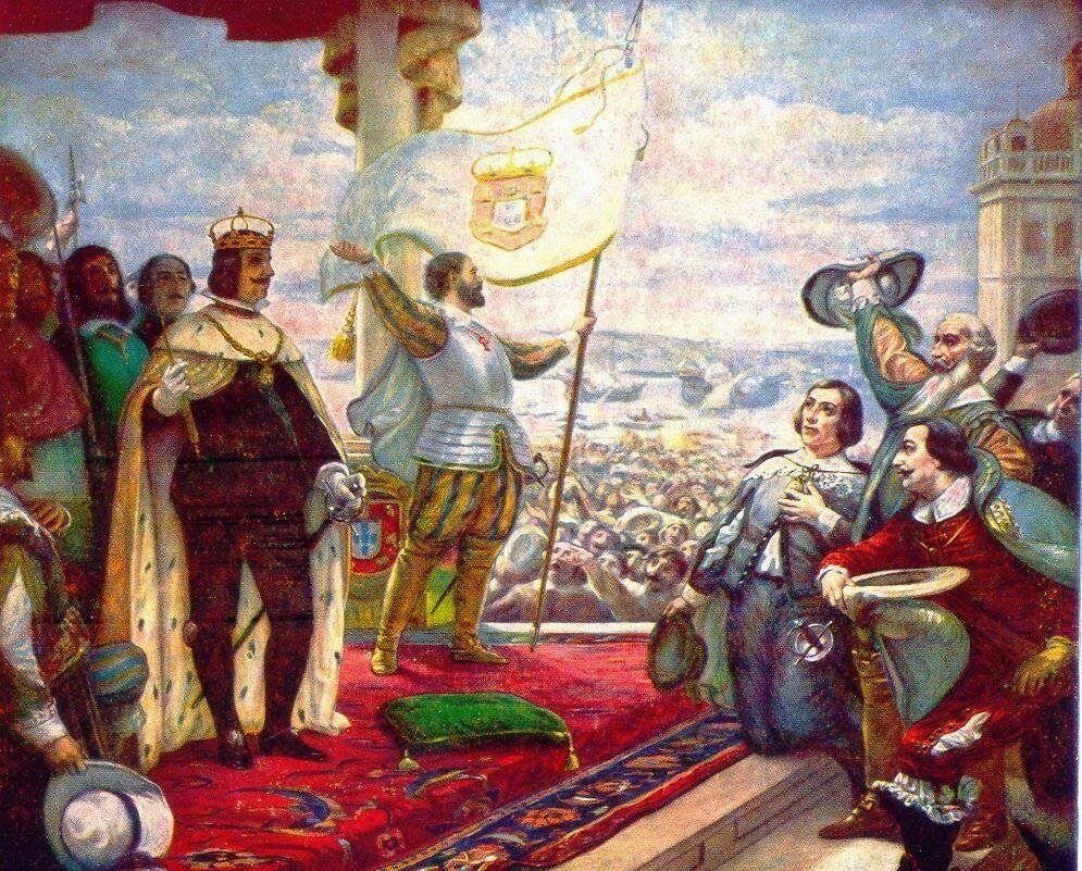 Независимая Португалия с новым королем во главе - Жуаном IV, 1640 год. Испания признает независимость региона только в 1668. Художник: Veloso Salgado