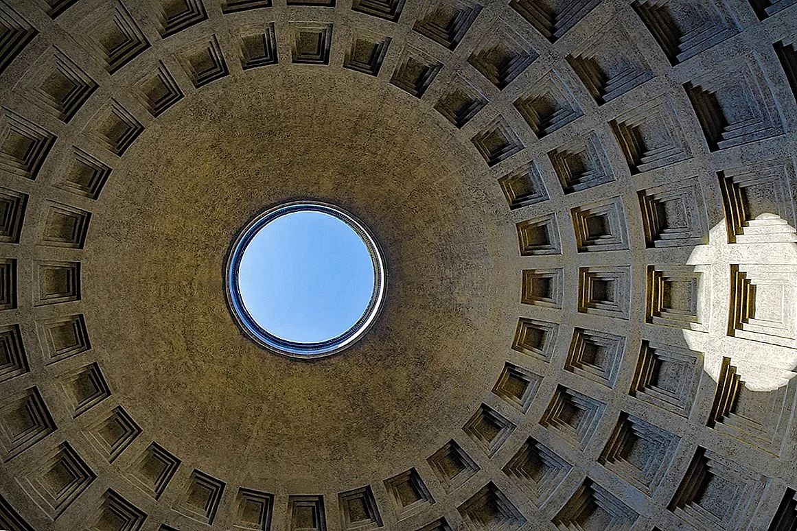 Купол Пантеона. Вид снизу. Меня одну завораживает? 