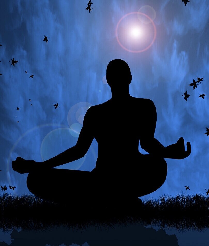 Медитация. Медитирующий человек. Медитация на расслабление. Искусство медитации.