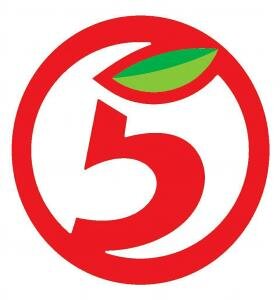 Эмблема магазина "Пятерочка"