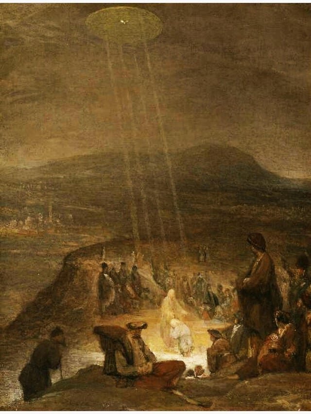 Крещение Христа. 1710. Живопись, Aert de Gelder