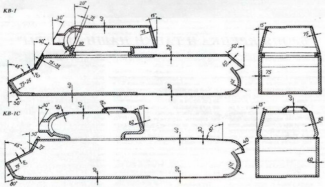 Чертежи танка кв 1с