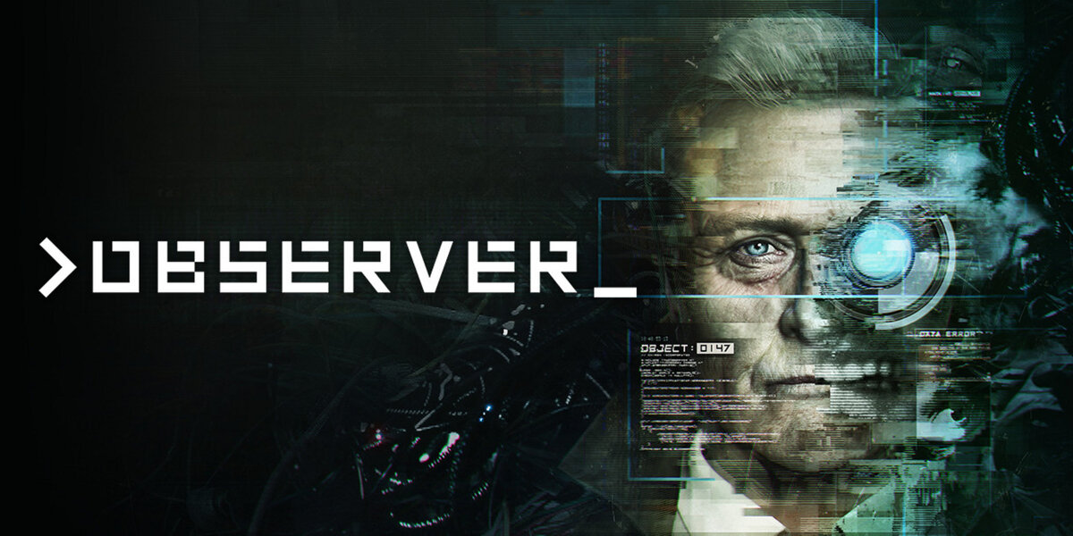 Ключевой арт обложки игры Observer 