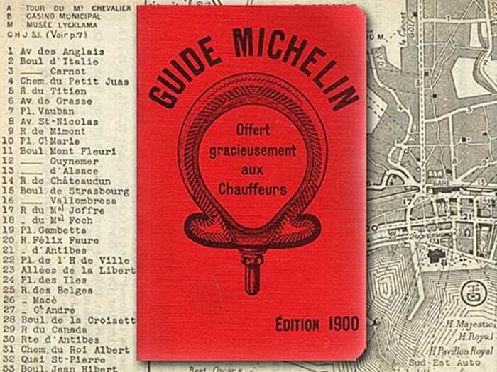 Первый гид Мишлен. 1900 г. Источник moderngentlemanmagazine.com