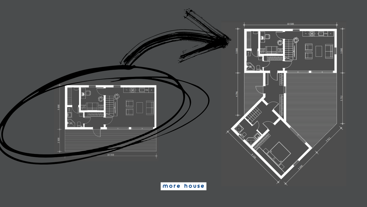 Основной модуль Сдвоенного More House - это Скандинавский More House.
