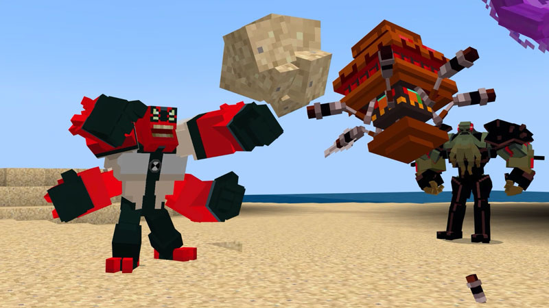 Набор «БЕН 10» для игры Minecraft!