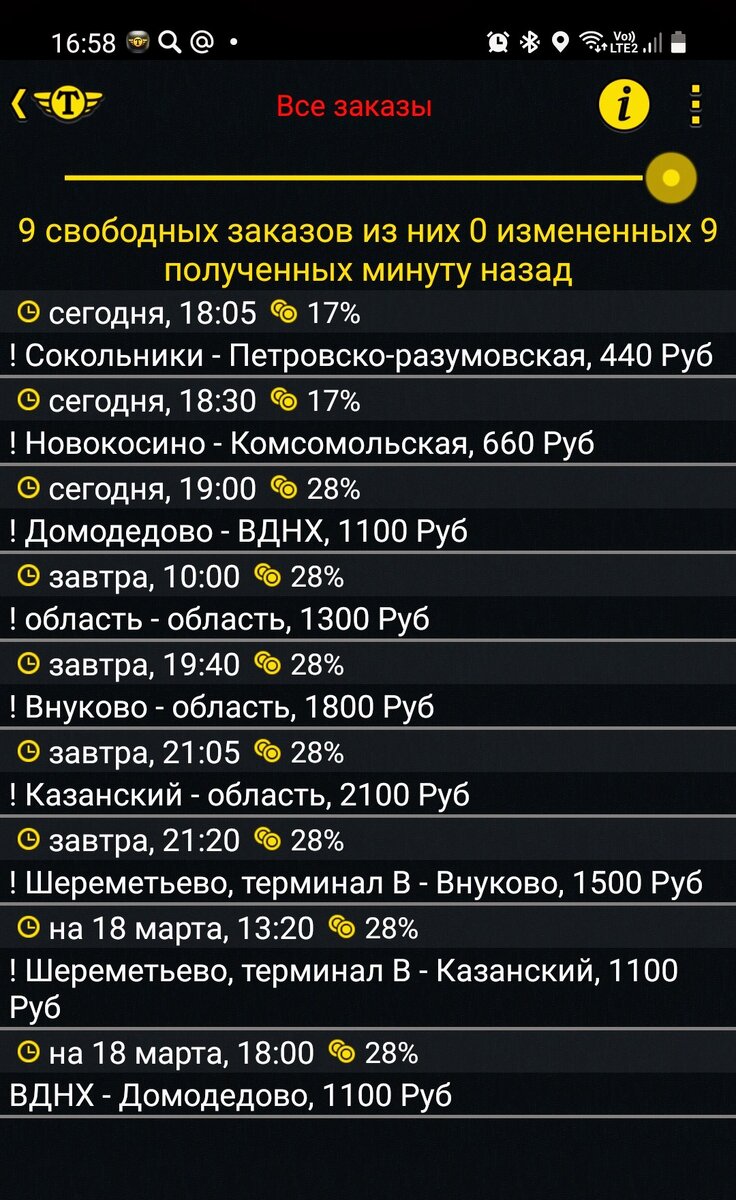 Так выглядит приложение Таксик.