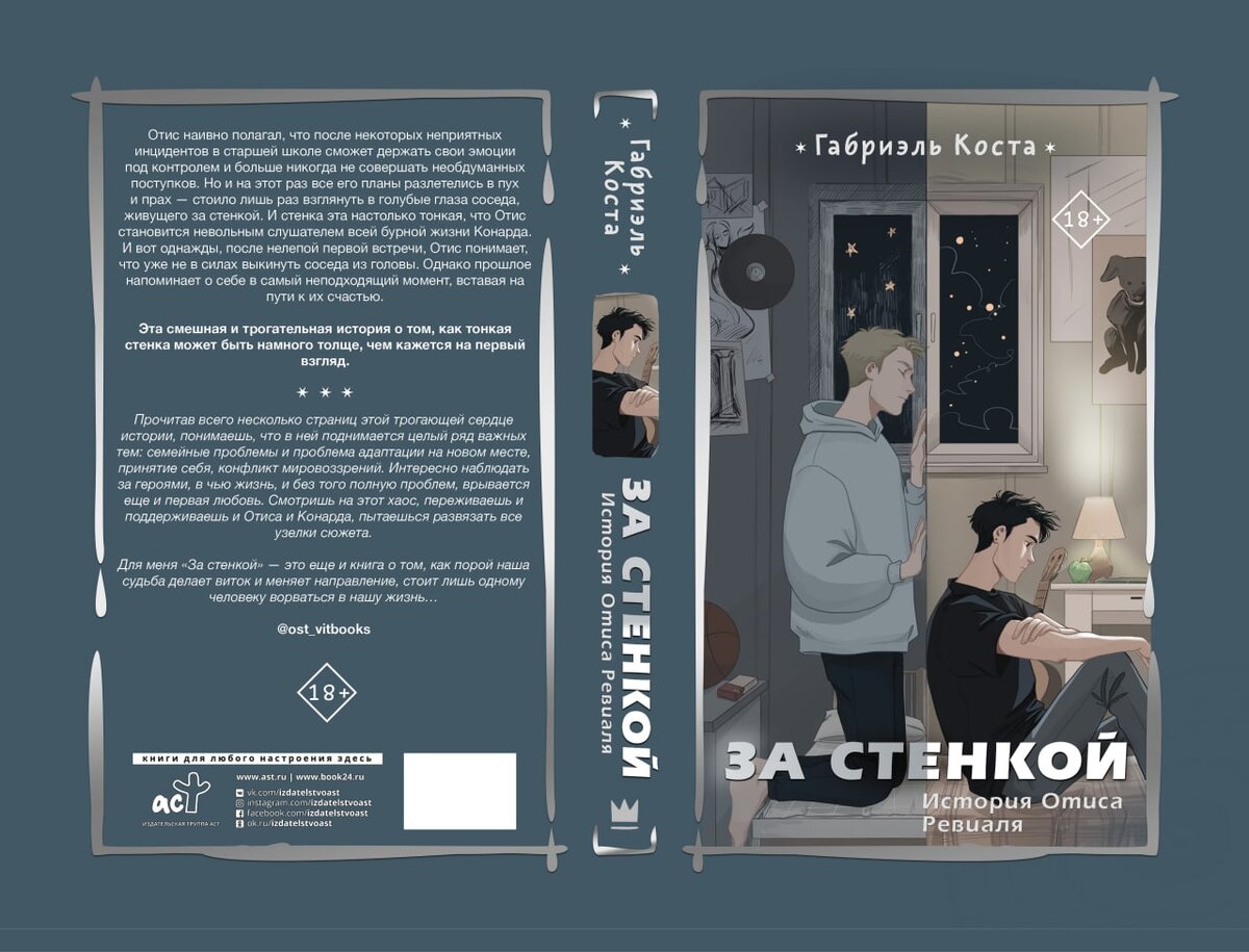 За стенкой книга полностью