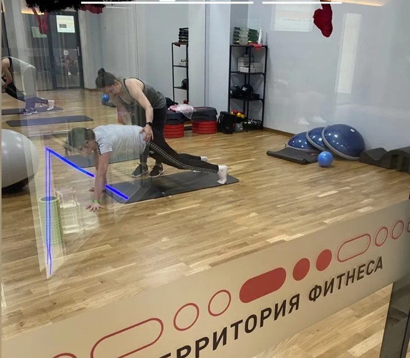    Александра на тренировке Соцсети Светланы Зейналовой