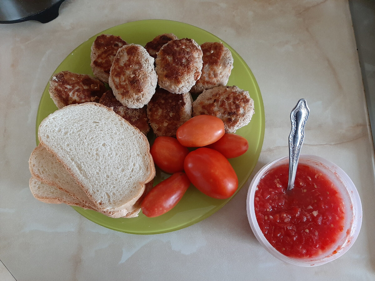 Вкусные котлеты.