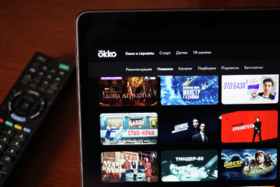    Сайт российского стримингового сервиса Okko. ©Максим Блинов РИА Новости