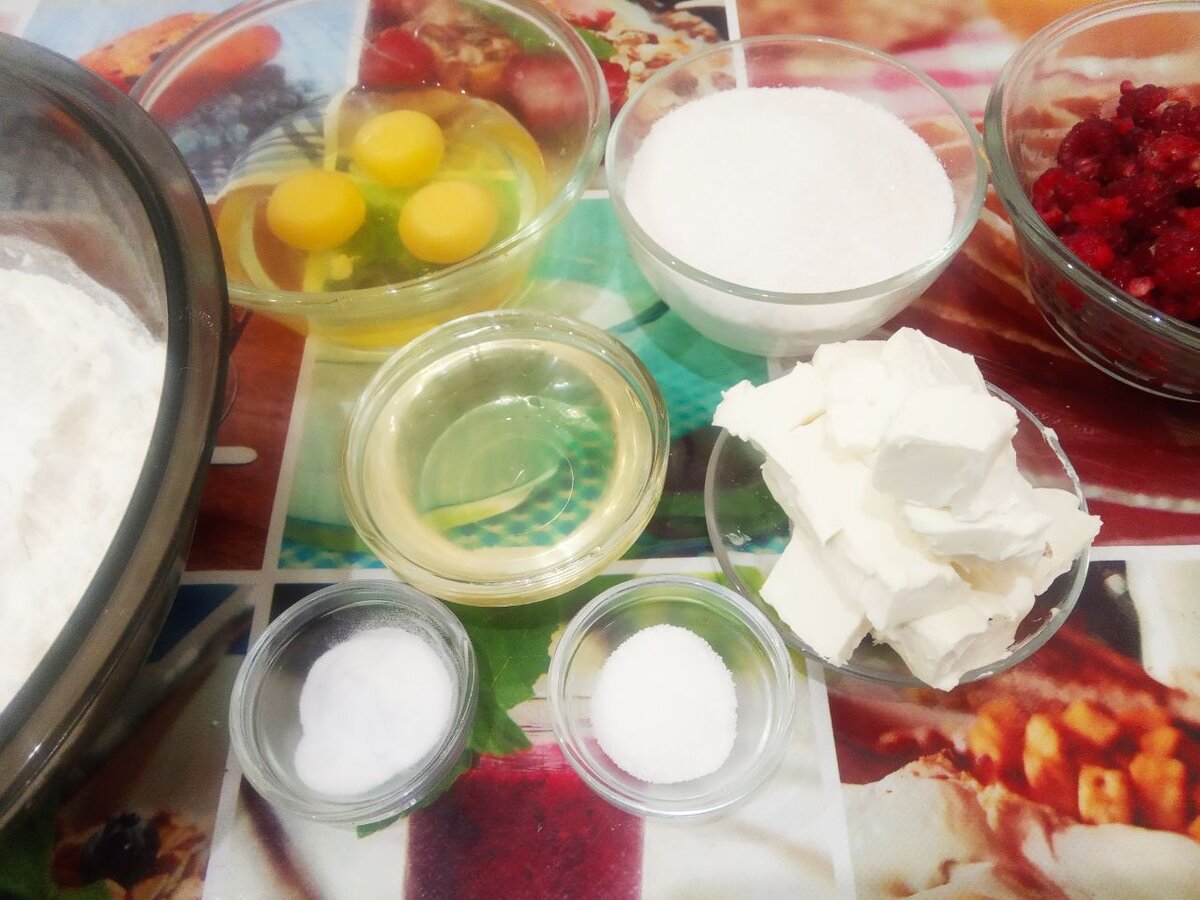 Ингредиенты для приготовления песочного пирога