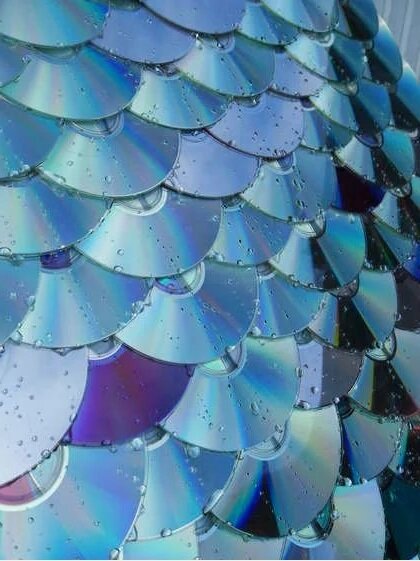 Кровля из CD-дисков