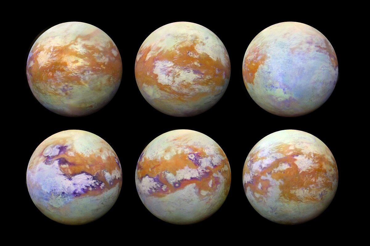 Face to face with Titan 
NASA/JPL-Caltech/University of Nantes/University of Arizona