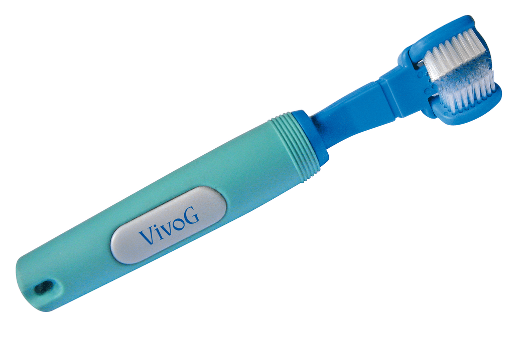 Двойная зубная щетка для собак