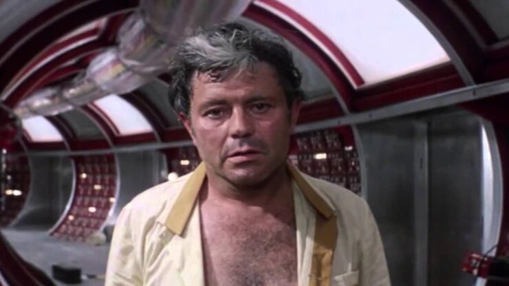 Кадр из фильма "Солярис", 1972 г., реж. А. Тарковский. Является экранизацией романа С. Лема. Фильм получил гран-при Каннского кинофестиваля. В 2002 г. студией XXth Century Fox была снята новая экранизация. Режиссером проекта стал Стивен Содерберг, главную роль исполнил Джордж Клуни. Фото:  Мосфильм