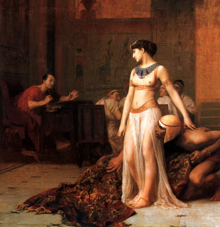 Ж.Л. Жером. Картина про ковер, Клеопатру и Цезаря. 1886
