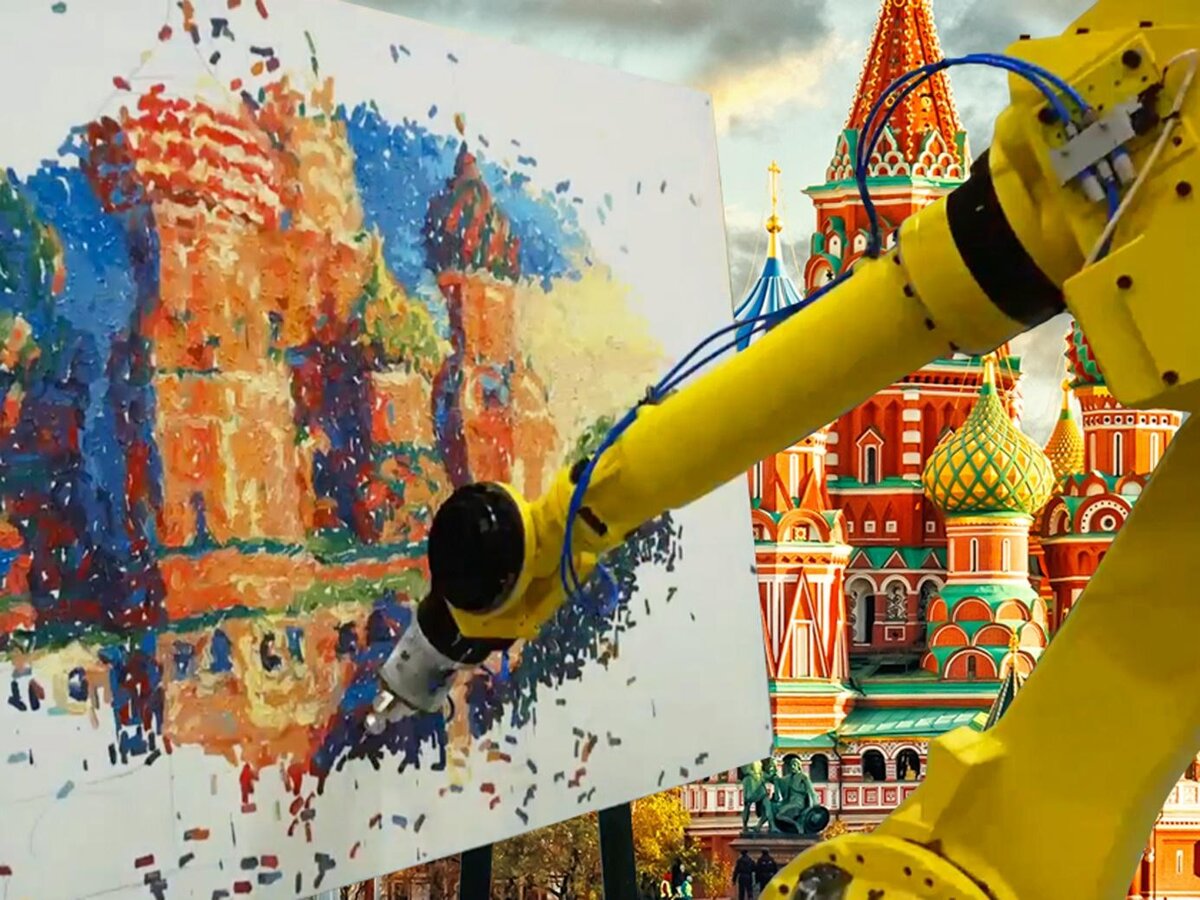 Робот который рисует по картинке