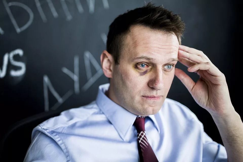 один из клонов Навального после тренировке по разгону митингов
