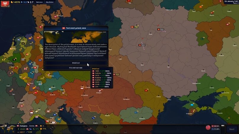 Ивент и его описание.