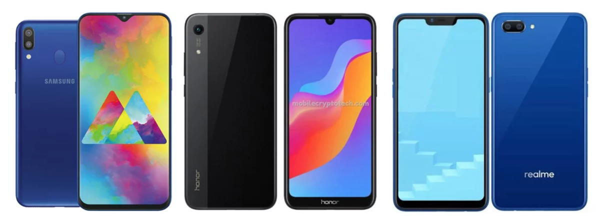 Samsung Galaxy M10, наряду с Galaxy M20, является первым устройством из новой серии Galaxy M, которая включает смартфоны начального и среднего уровня от корейского гиганта. Его характеристики и ценник являются явным признаком того, что компания пытается завоевать позиции китайских производителей, которые с каждым днем ​​становятся все более опасными. Galaxy М10 выглядит так же интересно, как новейшие устройства начального уровня от китайских производителей? Попробуем сравнить его характеристики с Honor Play 8A и Realme C1 2019.