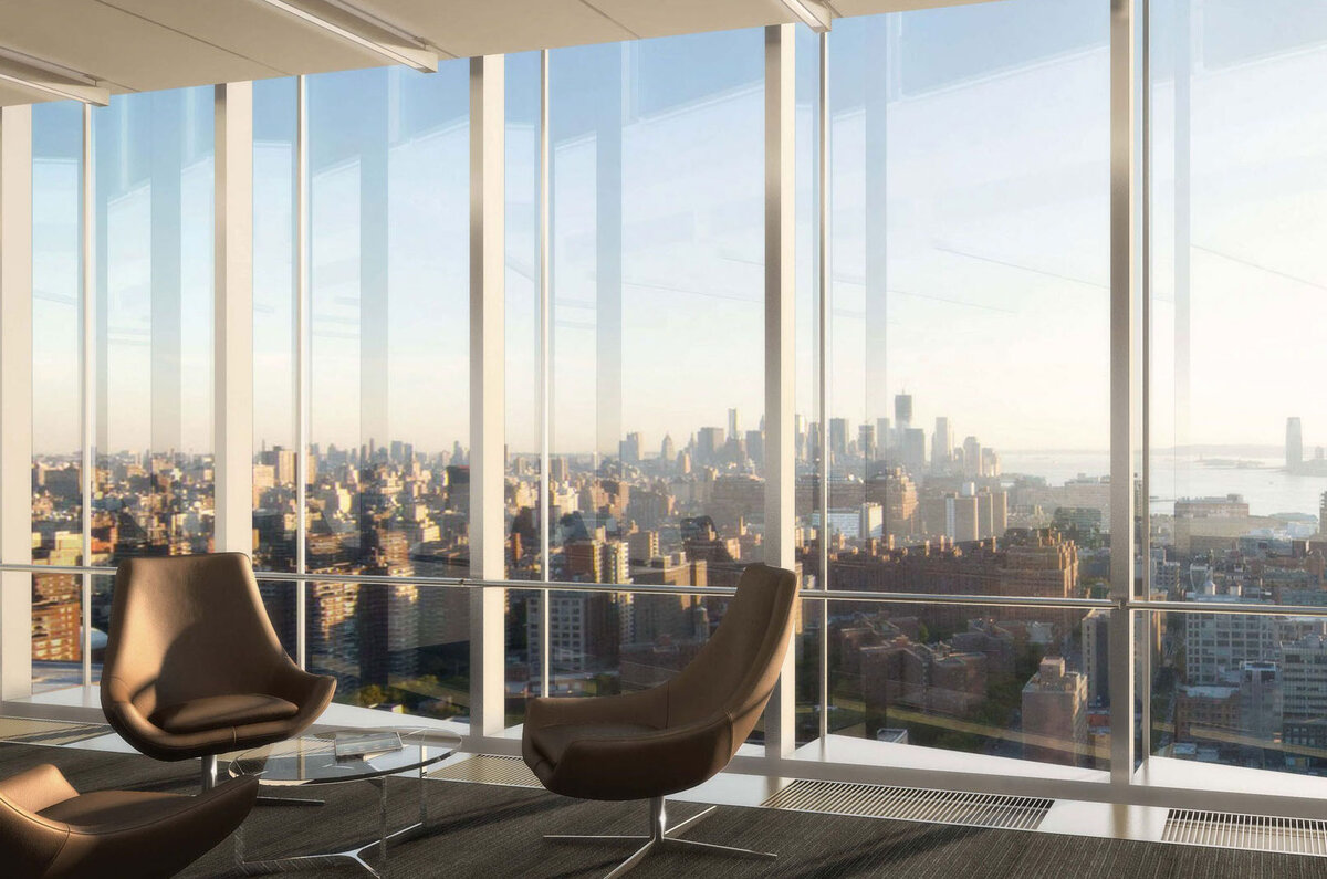 Офис с панорамными окнами